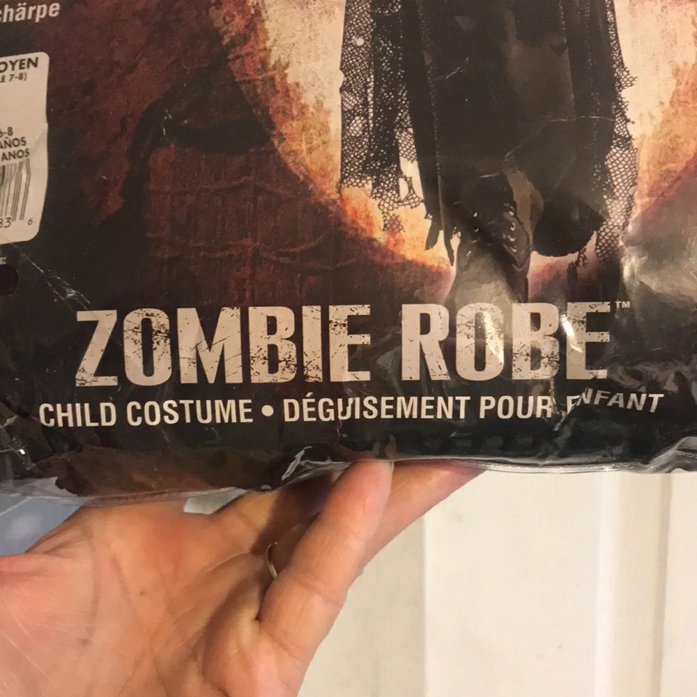 NIP Zombie Robe Child Costume